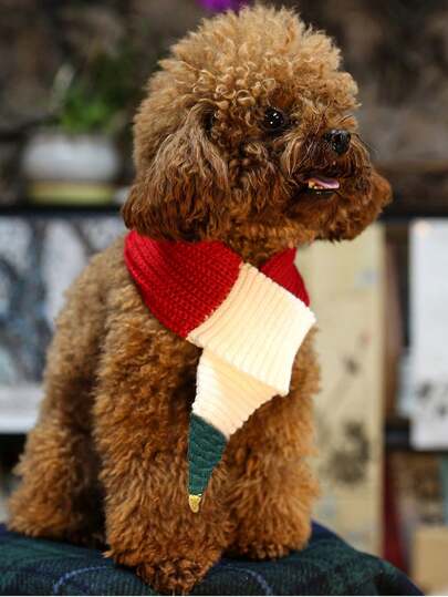 Haustier Schal, warmer Nackenwärmer für Katzen und Hunde, gestrickter Hundeschal, Weihnachtsgeschenk für Haustierliebhaber