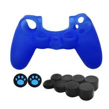 1 Set Silicone Controller Cover + 10 Joystick Caps For PlayStation 4 Gamepad, Anti-Slip, Anti-Scratch, Sweat-Proof, Enhance Gameplay Experience - Multicolor - View 8