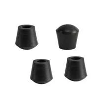 4件圆形家具脚垫椅子桌子沙发防滑静音橡胶腿垫木地板防刮保护垫 - 黑色 - 查看 14