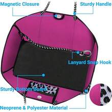 Large Multipurpose Neoprene Beach Tote Bag With Inner Pocket Women/Pool - B2藍 - 查看 2