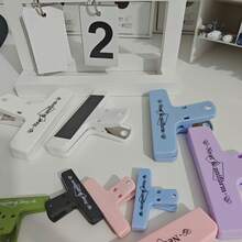 3 Stücke/6 Stücke/10 Stücke Neue mehrfarbige Magnetklammern, Büroklammern für Finanzen, Magnetklammern zum Organisieren von Finanzunterlagen, Quittungen, Büroplanung, Schülerbedarfsklammern, Magnetklammern zum Aufbewahren von Prüfungsunterlagen und Dokumenten, Klammern mit langem Schwanz als Kühlschrankmagnet