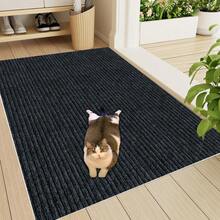 Grand paillasson pour porte d'entrée, tapis d'accueil antidérapant pour entrée intérieure, design avec support, lavable en machine, convient pour la zone d'entrée - Multicolore - Voir 24