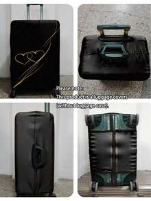 1 Pc 300g/M2 Urban Woman Series Printed Pattern, Thickened Suitcase Protective Cover, Thickened Suitcase Accessories, Suitable For Business Trips, Vacations, Travel, Luggage Check-In, Back-To-School, Add Color To Your Suitcase. Suitable For 20-28 Inch Suitcases.