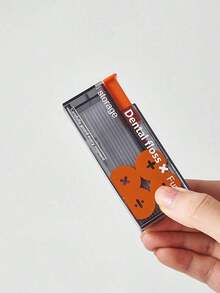 1pc Portable Dental Floss Case With Floss Included, Convenient For Carrying, Suitable As Gift For Couples, Friends And Family, Suitable For Christmas, New Year, Valentine's Day And Other Holidays - 彩色 - 查看 6