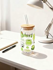 Cốc thủy tinh đựng cà phê Matcha 500ml/16,91oz, Cốc thủy tinh đựng cà phê Matcha dung tích lớn - Nhiều màu - Xem 7