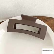 Temperament Frosted Clip Headdress Simple Large Hairpin Back Of The Head Hair Clip Fashionable Shark Clip Hairpin - 彩色 - 查看 5