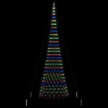 LED Christmas Tree Multicolour 160 X 160 X 500 Cm Metal - Multicolor - View 6