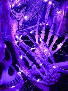 1PC10/30/50/70/80LED2/3/5/7/10M Halloween Tring Light Halloween Decoration Room Decor Halloween Garden Decor For Gift Fairy Holiday Decor Festival Decor