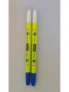 1 pieza/2 piezas/4 piezas Bolígrafo con un extremo de pluma y un extremo de borrador, adecuado para que los estudiantes lo usen con pluma fuente