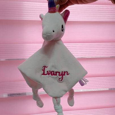 1 chiếc chăn bông thêu tên tùy chỉnh, chăn mềm mại, thân thiện với làn da, an ủi cảm xúc, tên thêu đồng hành cùng sự phát triển, chăn bông chất lượng cao đáng yêu, thích hợp làm quà tặng sinh nhật, quà tặng cho bà mẹ mới, quà tặng ngày lễ tình nhân, quà tặng kỷ niệm