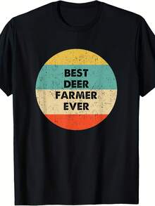 Deer Farmer T-Shirt - Style 9 - View 1
