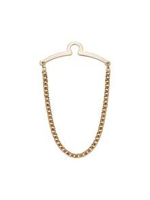 Sanfenly Tie Clips For Men - Black, Blue, Gold, Silver Tie Bars With Chain Set - Valentine's Day, Father's Day