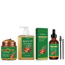 1pc BATANA OIL & SHAMPOO SET - Solid Batana Oil, Quickly Smoothes Frizz And Improves Dry Split Ends, Perfect For Dry Hair Care! - Green - View 16