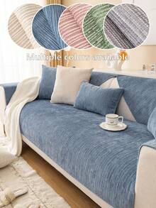 1 Vỏ gối sofa hình cành cây đen trắng, vải nhung dày phong cách Pháp lãng mạn cao cấp có tua rua tua rua, mặt sau chống trượt, thích hợp cho ghế sofa, theo mùa, ngày lễ, đám cưới, trang trí vải - Màu xanh lam - Xem 4