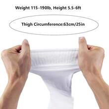 Bestjybt Women Plus Size Thigh High Socks Extra Long Over Knee Socks Warm Thick Leg Warmers Boot Stockings, Medium-Large{"Special_size_type":"Tall","Size_name":"OneSize","Color_name":"White"} - Trắng - Xem 5