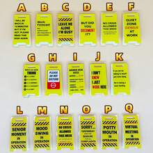 Acrylic Desk Sign "I Will Be Back In 10 Minutes, But If I Don't Come Back, Please Read This Sign Again" Humorous Office Decoration, Unisex Colleague Gifts, Multifunctional Room With Various Slogan Decorations.Desk Accessories,Desk Accessories Office,Office Decor,Office Decor And Accessories, Room Decor Home Decor Ornaments Home Miniature Things