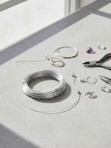 Alambre De aluminio Calidad Aaa con 10 metros - Plateado - Ver 3