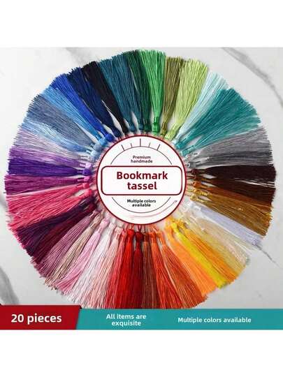 New Handmade Tassel Tassels Handwoven Bookmark Pendant Ornament, Delicate Craftsmanship, Vibrant Colors, Suitable For Clothing, Hats, Bags, Books, Stationery, Scarves, Sofas, Tablecloths, Pillows And More