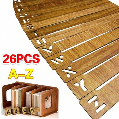 26PCS Vinyl Record Dividers Premium-Wooden Music Deviders For Lps And Record UK