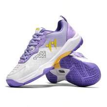 Women's Professional Badminton Shoes, Lightweight, Breathable, Non-Slip, Durable For Training And Matches. High Elasticity, Shock Absorption, Lateral Support, Twist Resistance. Stylish Badminton Shoes For Women - Purple - View 3