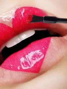 60支/30支/2支装一次性唇彩刷、口红棒涂抹器、一次性指甲刷，多功能女士化妆工具 - 黑色 - 查看 2