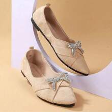 1/3 Pair Detachable Rhinestone Bow Shoe Clips, DIY Shoe Decoration Accessories, Rhinestone Shoe Flower Decor, Hollow Out High Heel Shoe Clips - Multicolor - View 8