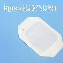 20/5 包透明 PU 薄膜静脉敷料贴片，12*10 厘米/7*6 厘米，隐形粘合固定医用导管，纹身后护理绷带，伤口护理透明绷带，透明薄膜敷料绷带，通用型，多片装 - 运动胶带及用品 - 黑與白 - 查看 10