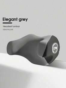 1pc Universal Car Headrest Neck Pillow, Comfortable Business Style Memory Foam Pillow, All-Season Use - A - View 6