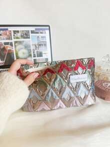 Makeup Bags,Christmas Gifts,Pouch,Travel,Gifts For Women Travel Essential,Pouch,Clutch / Small Handbag, Makeup Organizer,Makeup Organize,Pouch,Brush Holder,Mini Pouch,Large Capacity Pouch,Gifts For Women,Christmas Gifts,Gift Ideas For Women - Multicolor - View 3