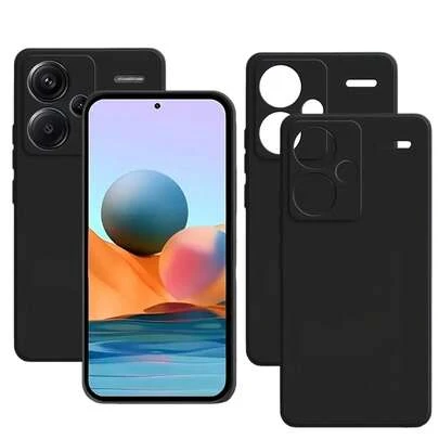 Two Black Frosted Phone Cases For Redmi A5/ Note 15 Pro/Redmi 15/Note 14 Pro+ 5G/ 14 Pro 4G/ 14 Pro 5G/Note 13 Pro+/ Note 13 Pro/10C/12C/13C/14C. Phone Cases, Phone Covers, Phone Skins, Black Phone Cases, Minimalist Phone Cases, Solid-Color Phone Cases, Black TPU Phone Cases (Military-Grade Shatter-Resistant), Thin And Lightweight Phone Covers, Protective Cases For Phones.