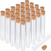30 Pack Science Party Tubes 45 Ml 25x140mm, Plastic Tubes Candy Tubes, Bath Salt Vials Birthday Gifts - 30pcs*7ml(12x100mm) + 1 - View 2