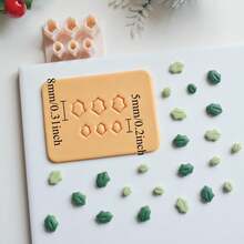 Christmas Themed Earring Making Kits, Gingerbread Man, Christmas Star, Holly Leaf Shape Stud Cluster Polymer Clay Cutters For Earring & Jewelry Making, Winter Series Clay Cutters For Jewelry Maker