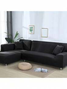 1pc Solid Color Milk Silk Stretch Sofa Cover, Modern All-Season Full Coverage Sofa Slipcover, Pet Friendly Home Decor, Machine Washable, Fits 1-Seat, 2-Seat, 3-Seat, 4-Seat