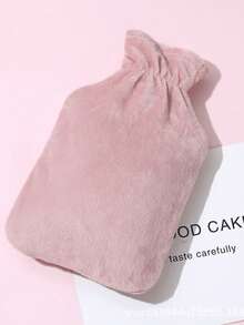 1pc Plush PVC Hot Water Bag,Hot Water Bottle,Hot Water Bag For Pain Relief,Hot Water Bag Portable Hand Heater,Hot Water Bottle With Cover ,PVC Mini Reusable Hot Bag Without Charging, With Cute Flower Design, Perfect For Friends, Ideal Winter Gift