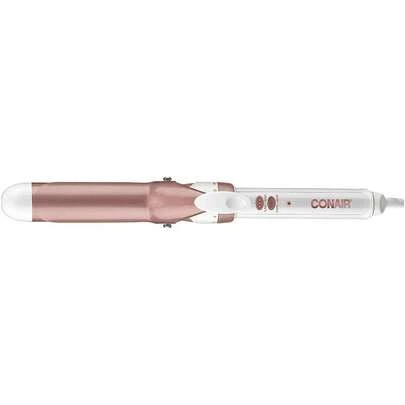 Conair Tenaza con tecnologia de doble ceramica con barril de 1 1/4" cd702gnes Blanco/Rose Gold, 0.38 kilograms, 1 unidad