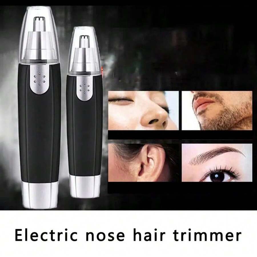 Unisex Waterproof Nose Hair Trimmer - Dual Blade And Quiet Motor, Easily And Painlessly Remove Ear Hair And Facial Hair - Multicolor - View 1