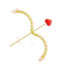 1/4pcs Cupid Bow And Arrow Prop Set, Goddess Arrow Party Cosplay Accessory, Love God's Arrow Cosplay Photo Prop, Valentine's Day Party Wedding Theme Prop, Photography Studio Outfit Accessory