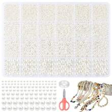 863pcs/417pcs/812pcs/1010pcs Bracelet Beads Making Kit, DIY Pearl Elegant Fashion Crystal Jewelry Supplies, Holiday Party Gift - Imitation Pearl Style 7 - View 15