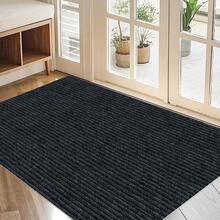 Grand paillasson pour porte d'entrée, tapis d'accueil antidérapant pour entrée intérieure, design avec support, lavable en machine, convient pour la zone d'entrée - Multicolore - Voir 17