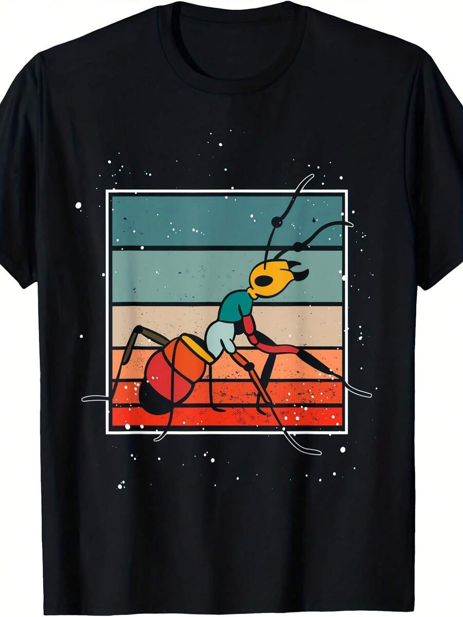 Colorful Ants T-Shirt - Style 17 - View 1
