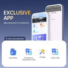 150种语言翻译，永久免费，ANC+ENC降噪，同声传译，双耳模式，现场录音，数字LED电量显示，TWS入耳式无线耳机，内置电容麦克风，重低音，Type-C可充电盒，音乐，游戏，健身，多场景应用，兼容手机/安卓/兼容iPad/OS - 黑橙 - 查看 5