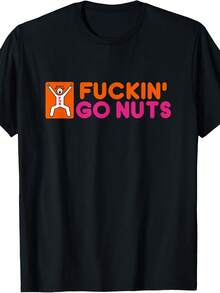 IN' GO NUTS, FUNNY, SILLY, WILD, NG FUN, PARTY T-Shirt - 款式21 - 查看 1