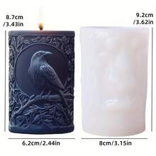 Handmade Silicone Crow And Rope Design Candle And Soap Molds - White - View 5