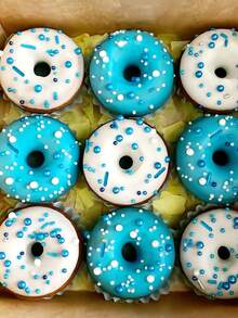 75g/2.6oz Gold Sprinkles Cake Toppers Baking Cake Decorations, Gorgeous Cupcake Decorations, Ice Cream Decorations, Suitable For Holiday Celebrations, Birthday Wedding Party. - Multicolor - View 4