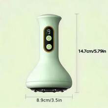 智能加热吸盘式身体按摩器，背部颈部手臂按摩器，腹部按摩器，热疗按摩器，按摩放松身心