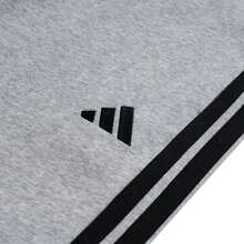 Adidas M 3S FL TC PT Casual Fleece Lined Sweatpants, Soft & Comfortable, Gray - Medium Heather Grey/Black - View 4