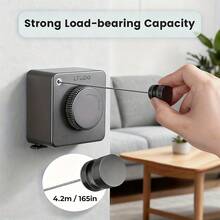 隐形免钻孔伸缩晾衣绳，阳台浴室晾衣架，室内/室外不锈钢晾衣架