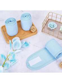 1个纯色浴室发带 - 黑色 - 查看 8