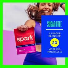 AdvoCare Spark Vitamin &Amp; Amino Acid Supplement - Focus &Amp; Energy Drink Powder Mix With Vitamin A, B-6, C &Amp; E - Also Includes L-Carnitine &Amp; L-Tyrosine - Fruit Punch, 14 Stick Packs - Flavor NameD - 查看 4