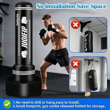 Freestanding Punching Bag With Stand, Men Standing Kickboxing Bag, Heavy Boxing Adult Teens, Suitable Dummy Karate Home Gym Training Equipment Excludes Gloves And Pumps